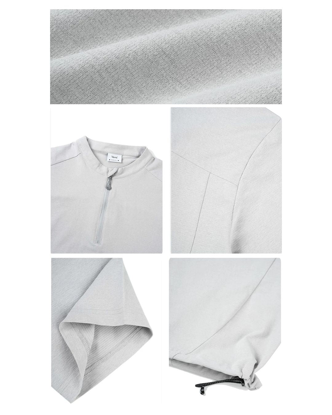 Half-zip Drawstring Pullover ST202