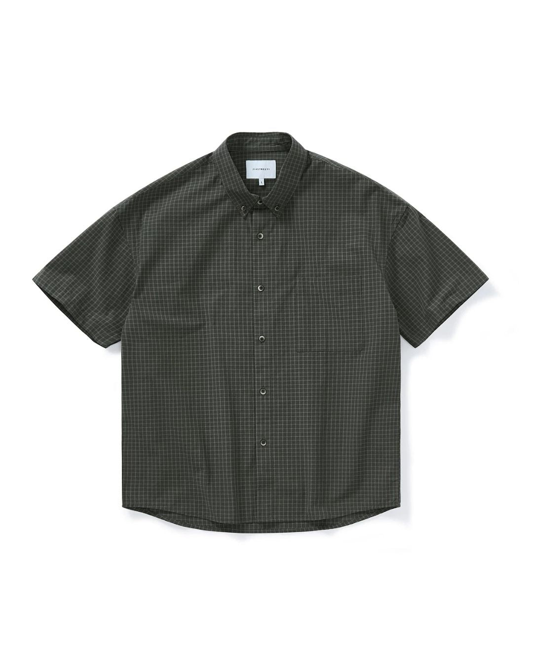 Sand-washed Plaid Shirt SS094