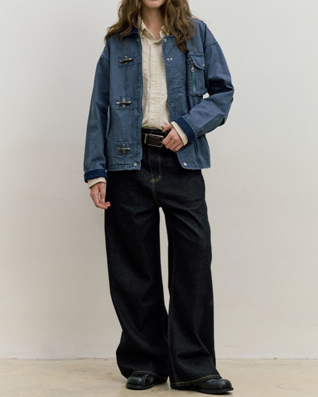 Casual Wide Straight Jeans DP054