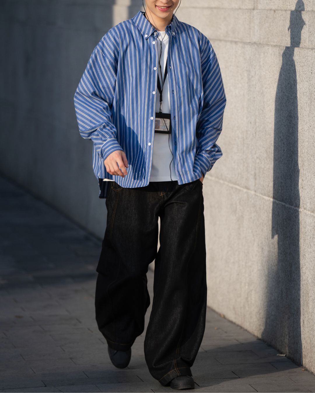 Wide Scimitar Denim Pants DP050