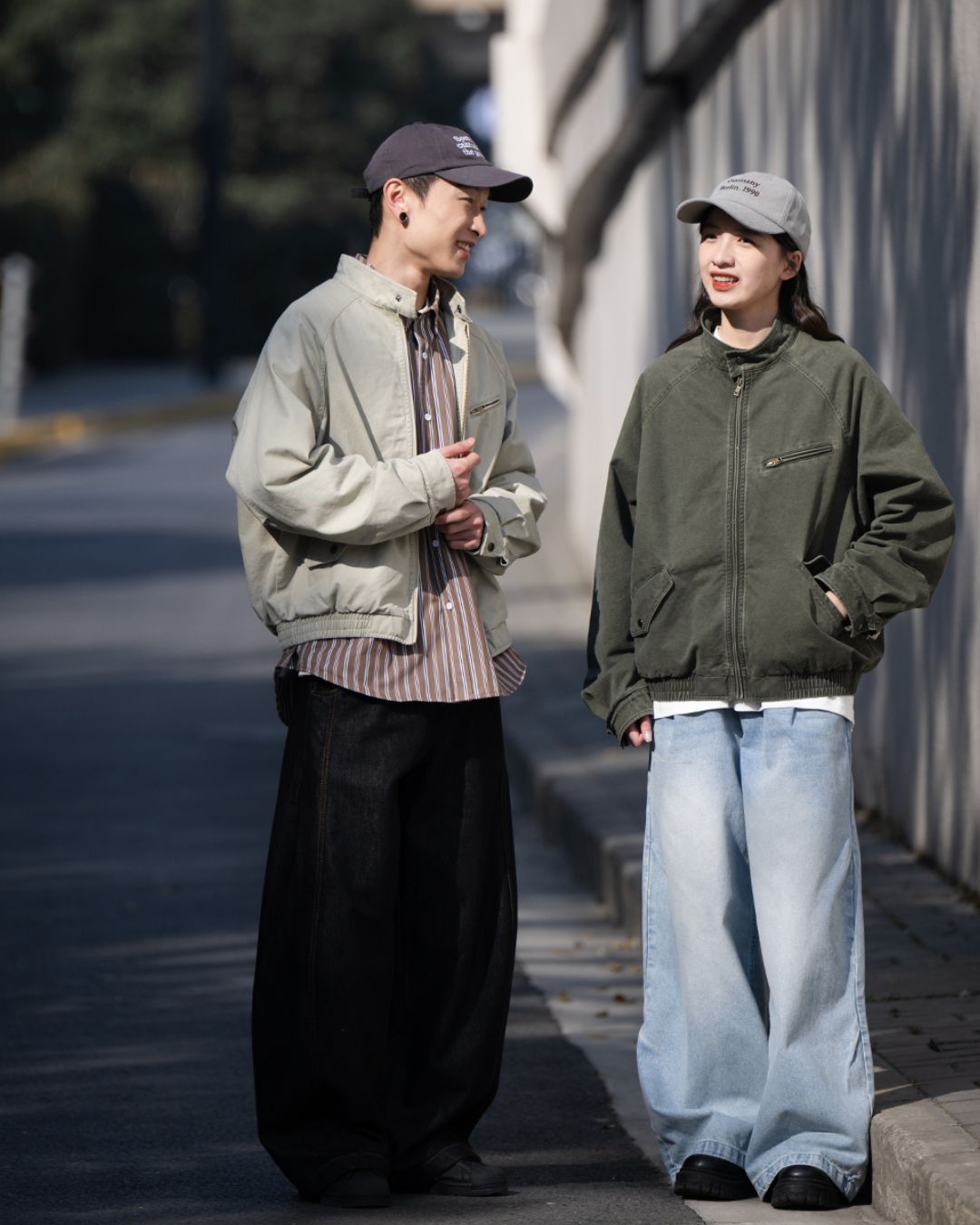 Washed Harrington Jacket JK225