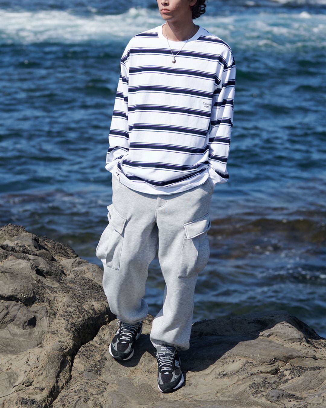 Contrast Border T-shirt LT071