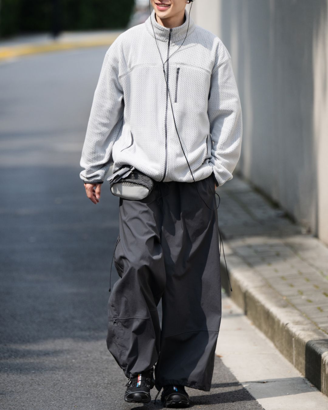 Nylon Drawstring Pants WP089