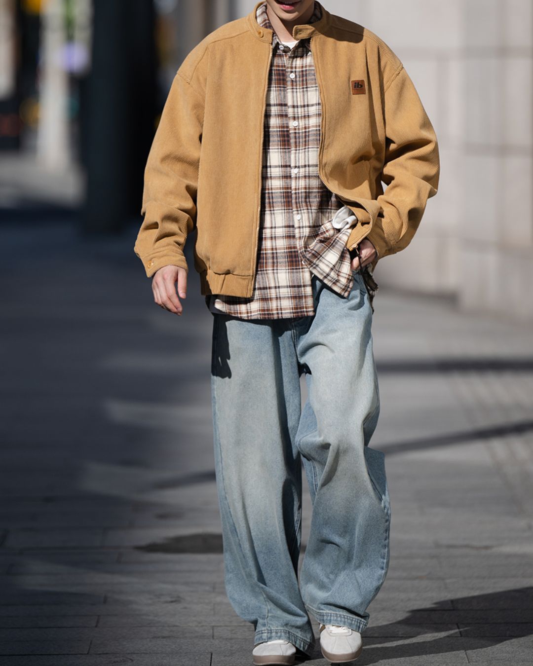 Corduroy Collar Jacket JK176
