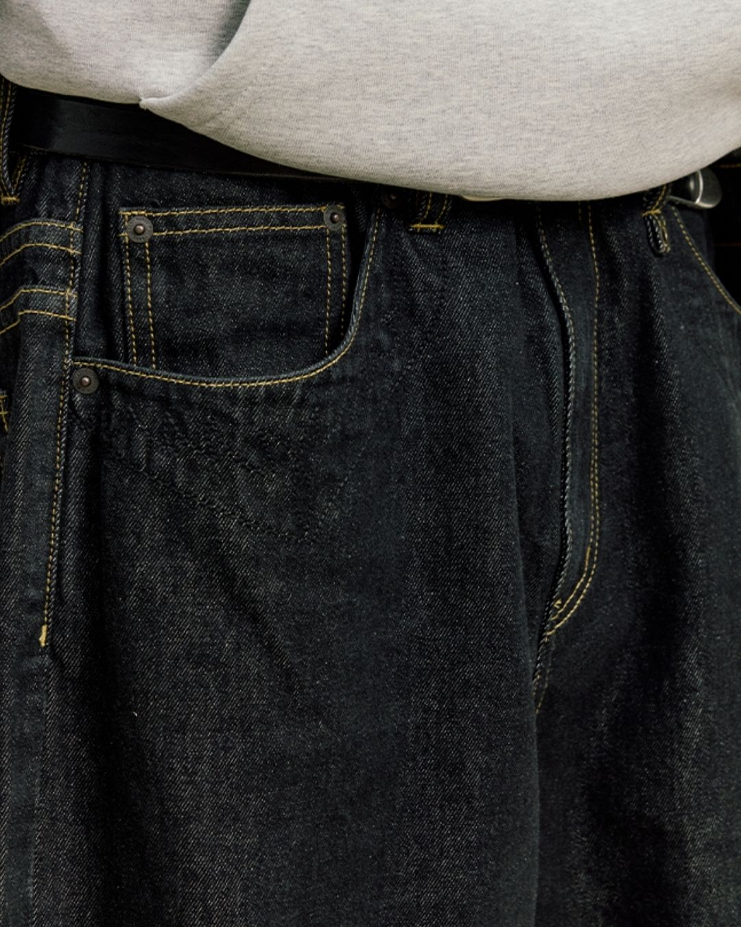 Casual Wide Straight Jeans DP054