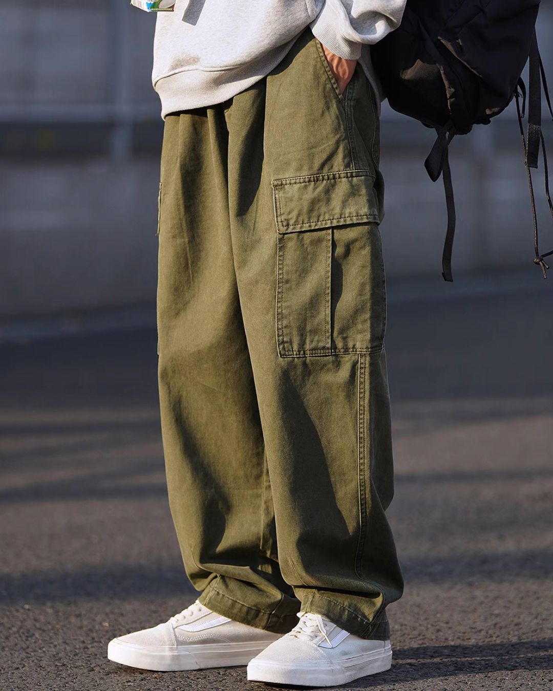 【10日以内お届け】Straight Cargo Pants CP026