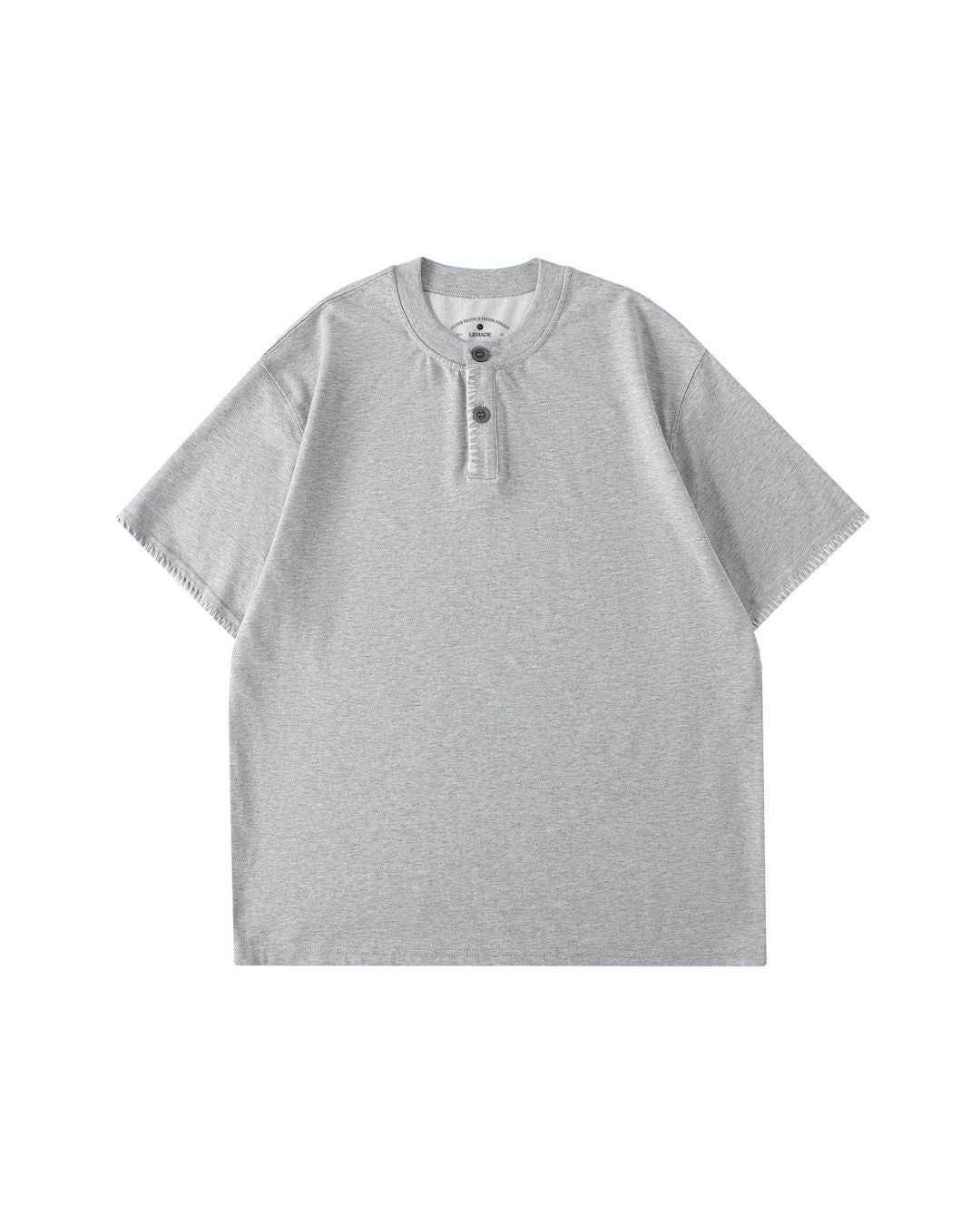 Stitched Henley Neck T-Shirt ST198