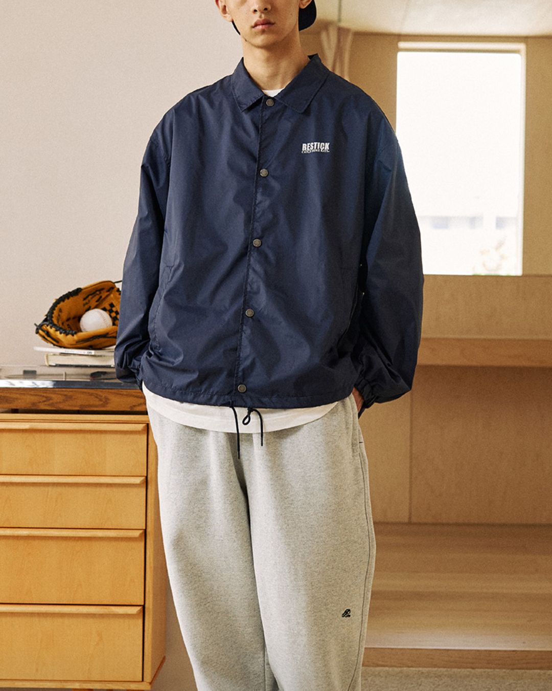 Nylon Coach Jacket JK228