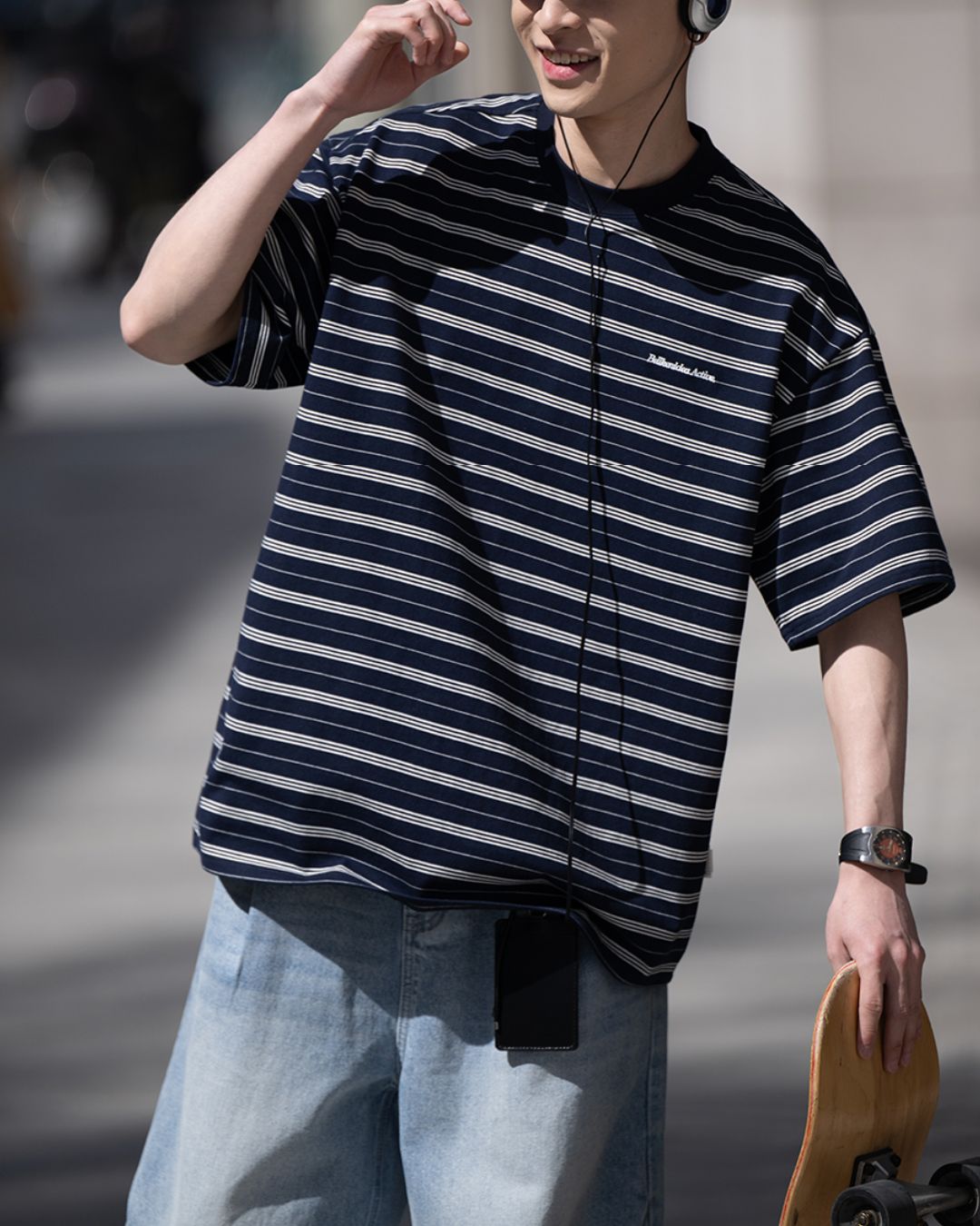 Classic Border T-shirt ST165