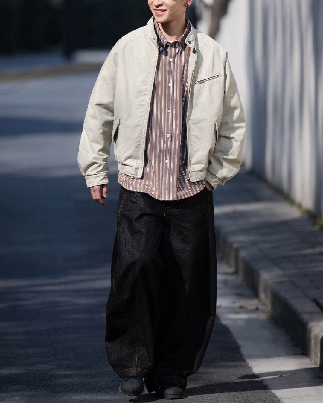 Washed Harrington Jacket JK225