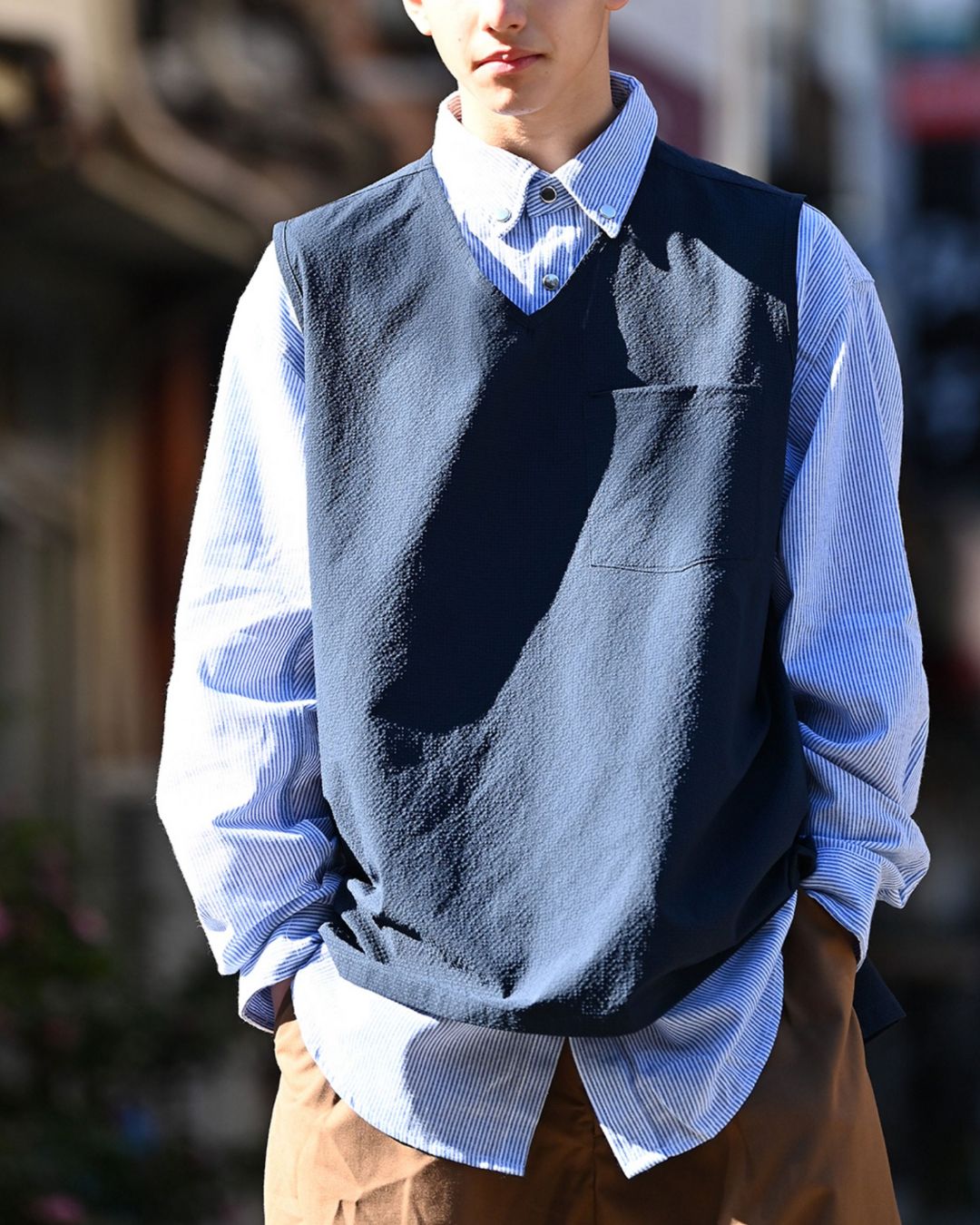 V-neck Casual Vest VT022