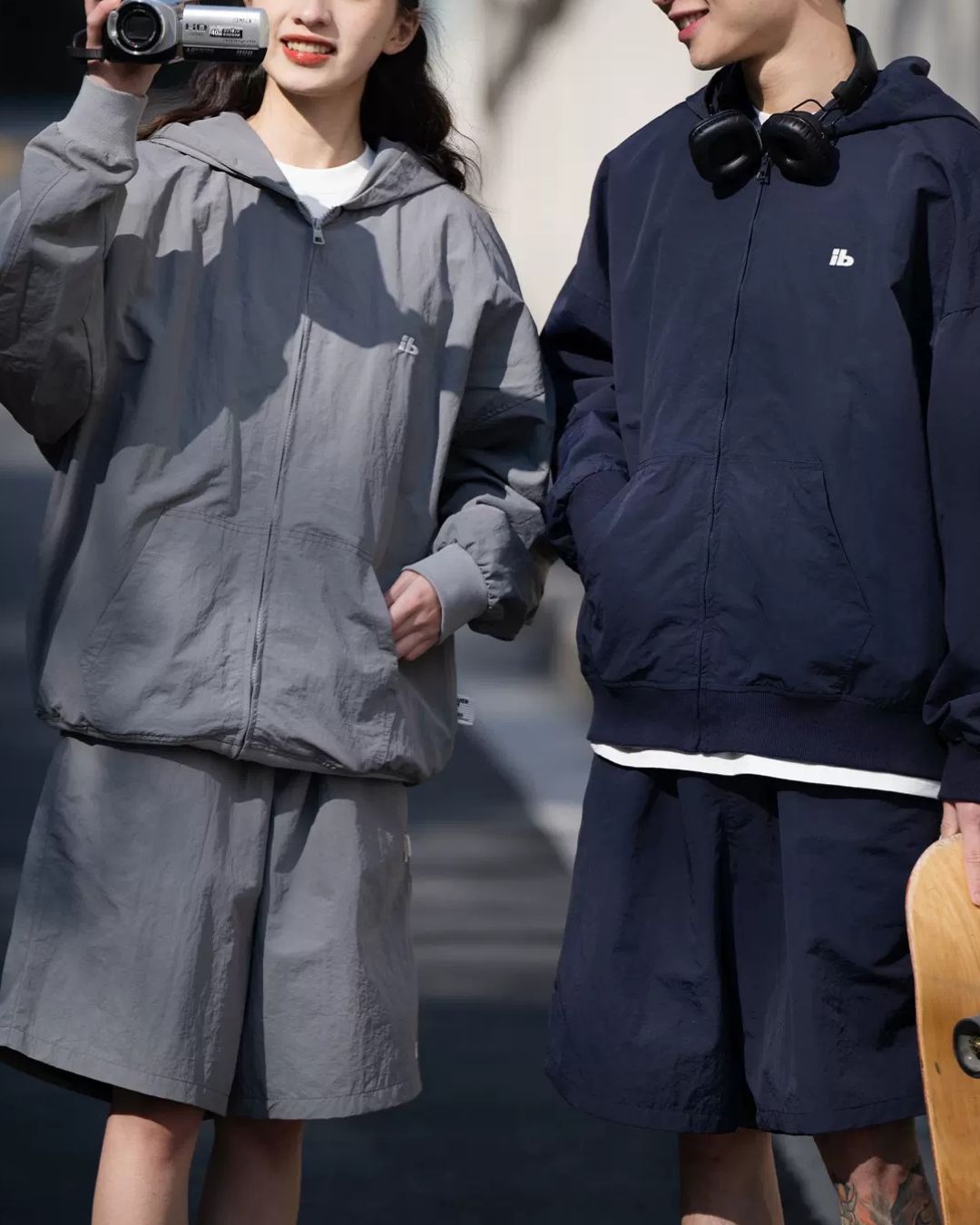 Nylon Full Zip Jacket JK157