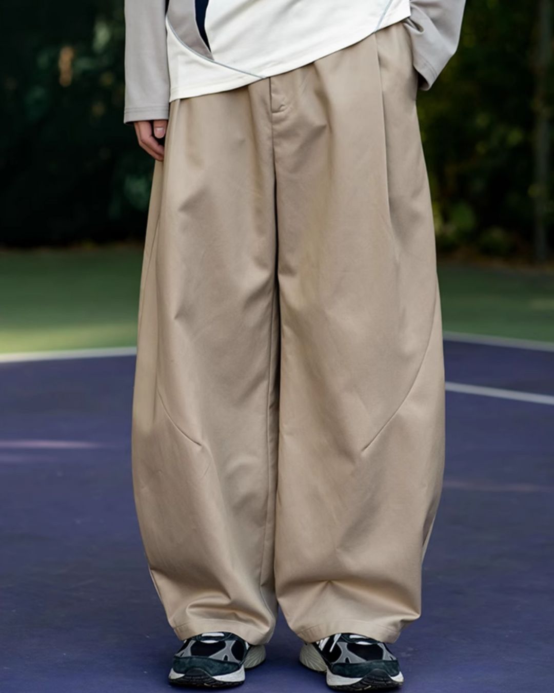 Wide Curve Pants WP081