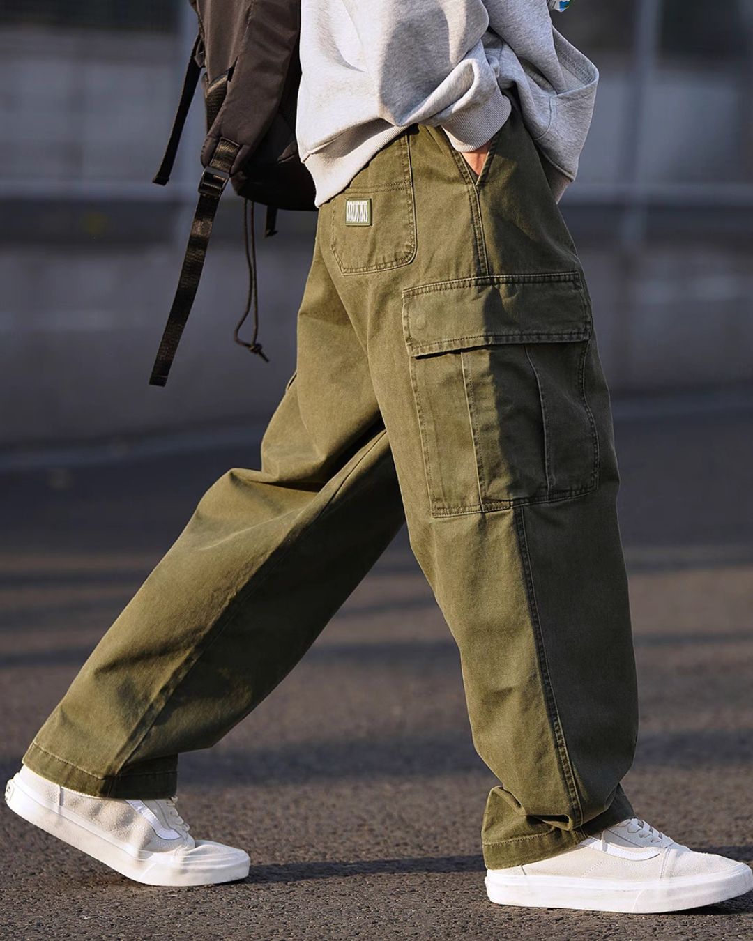 【10日以内お届け】Straight Cargo Pants CP026