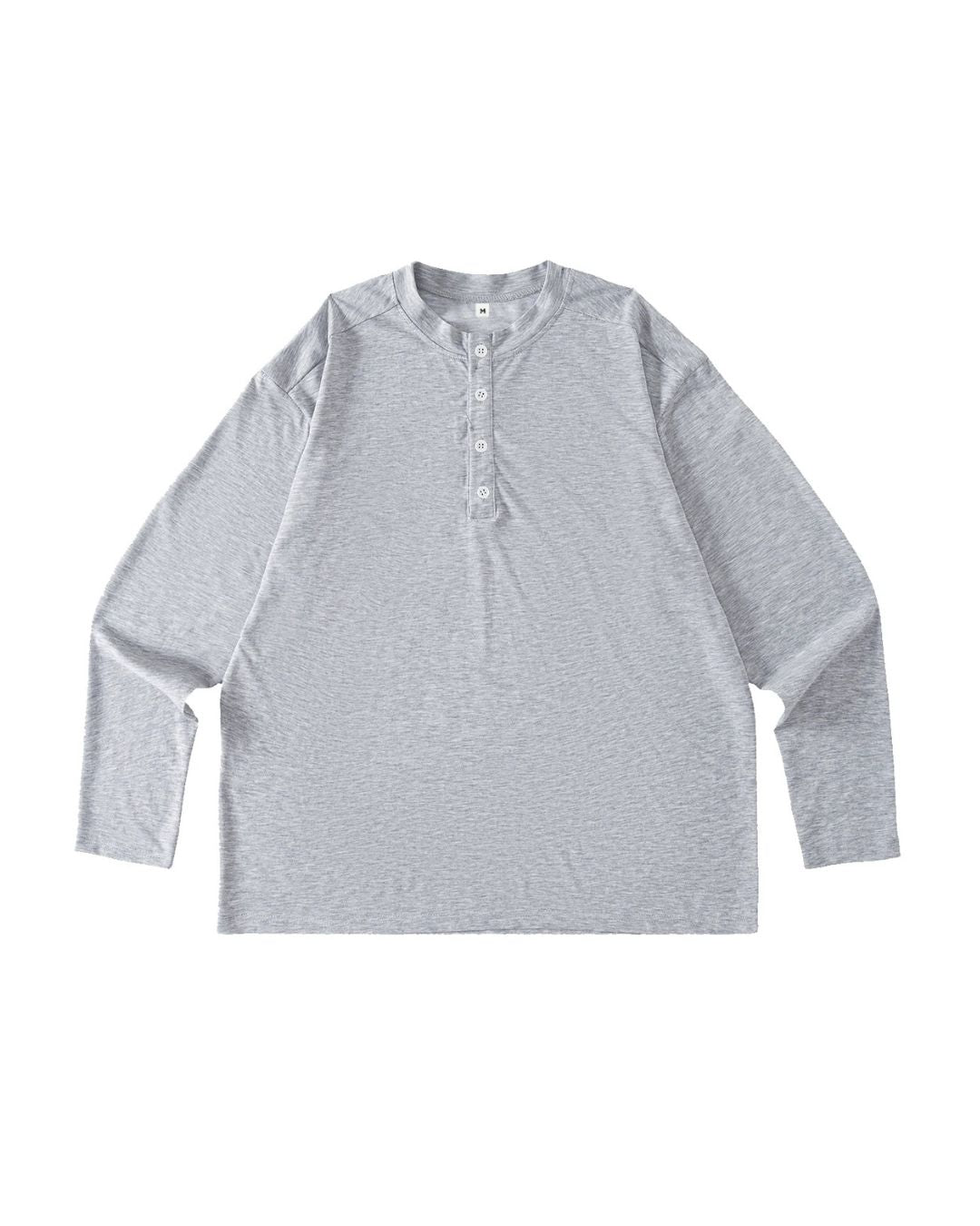 Relaxed Slub Henley T-Shirt LT089