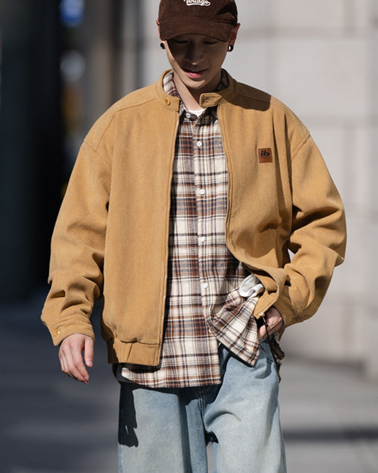 Corduroy Collar Jacket JK176