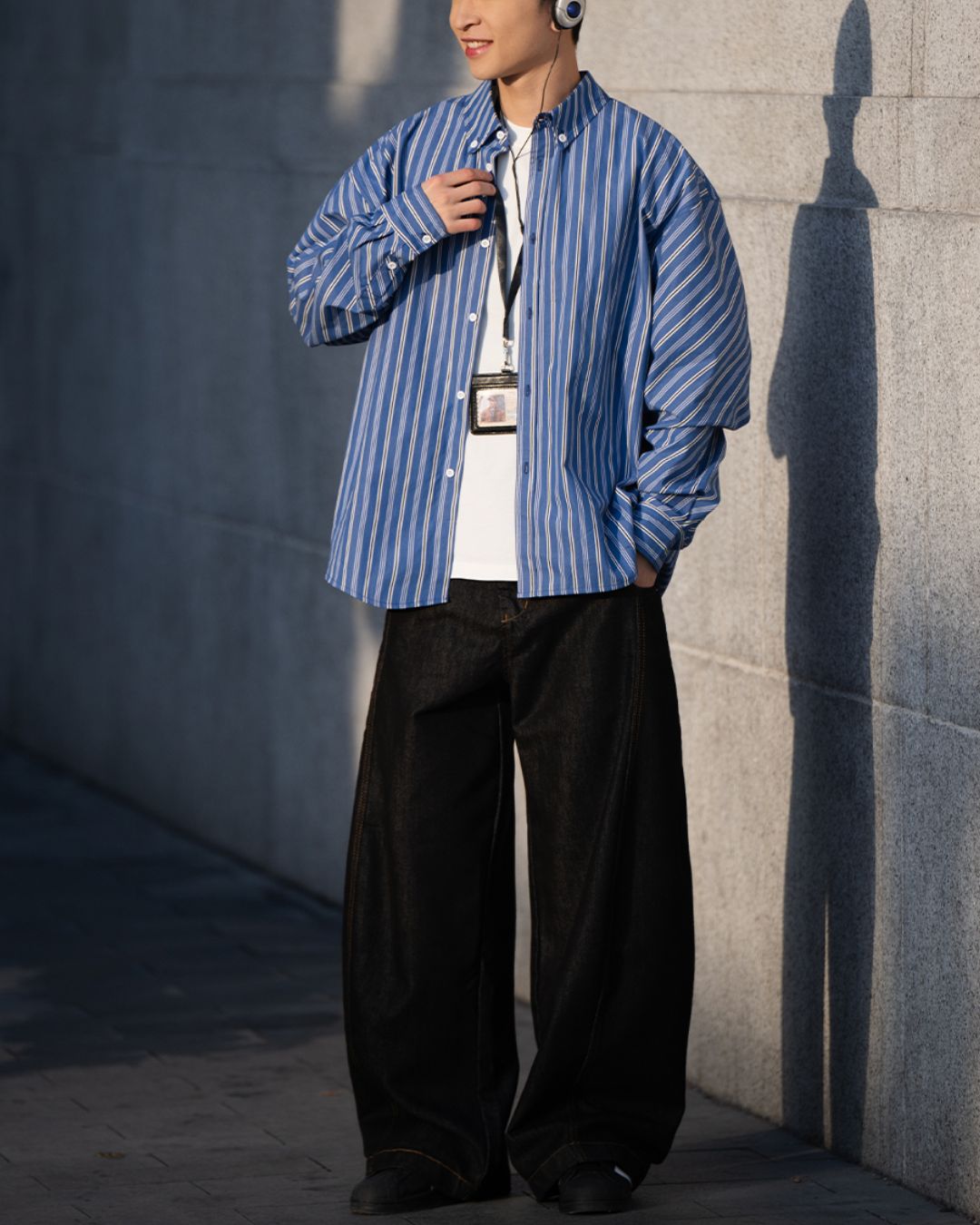 Wide Scimitar Denim Pants DP050