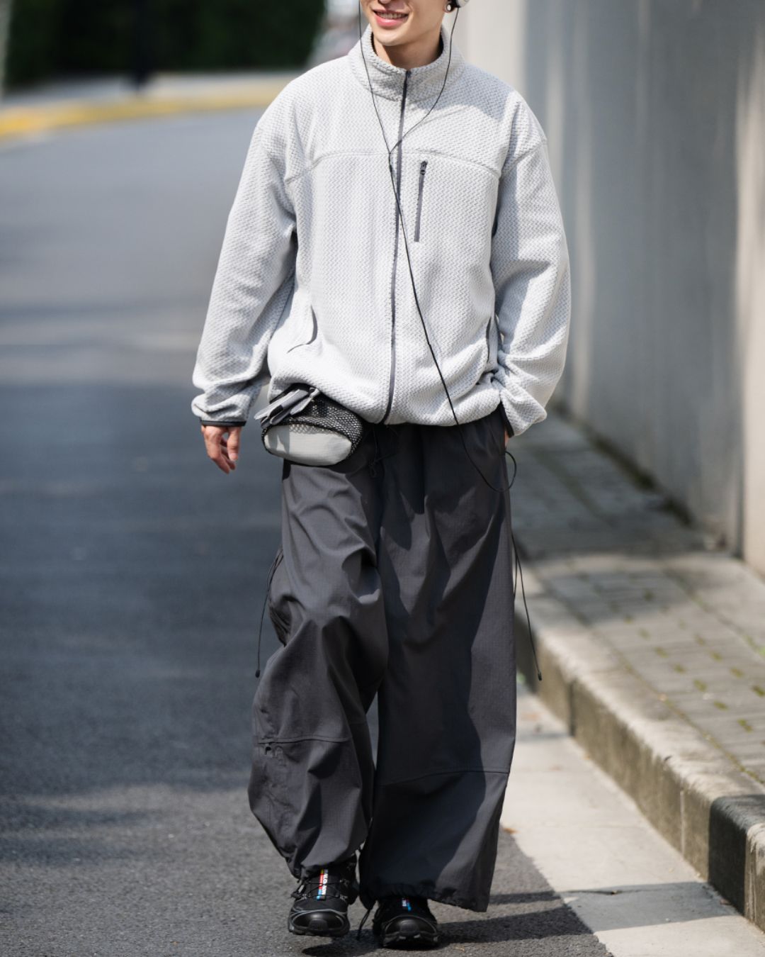 Chevron Fleece Jacket JK243