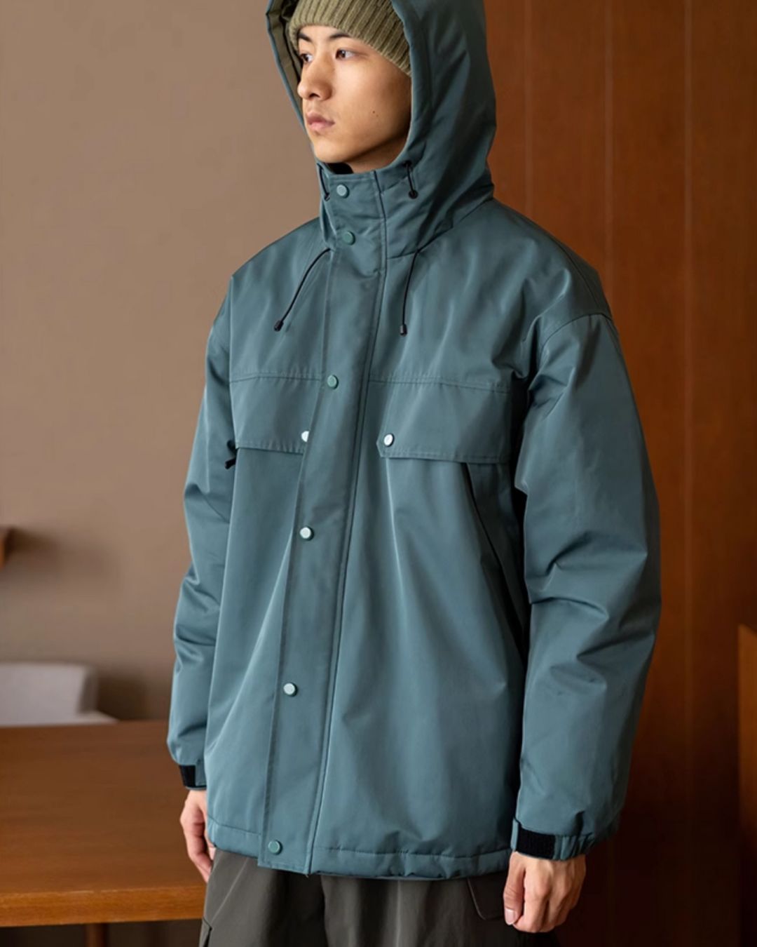 Padded Outdoor Hood Jacket JK241