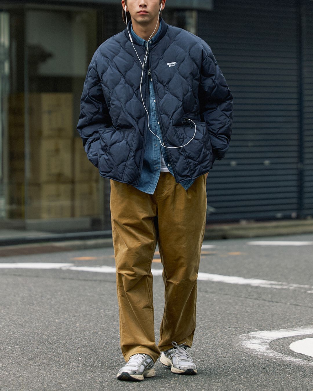 【一週間以内に発送】Quilted Down Jacket JK199