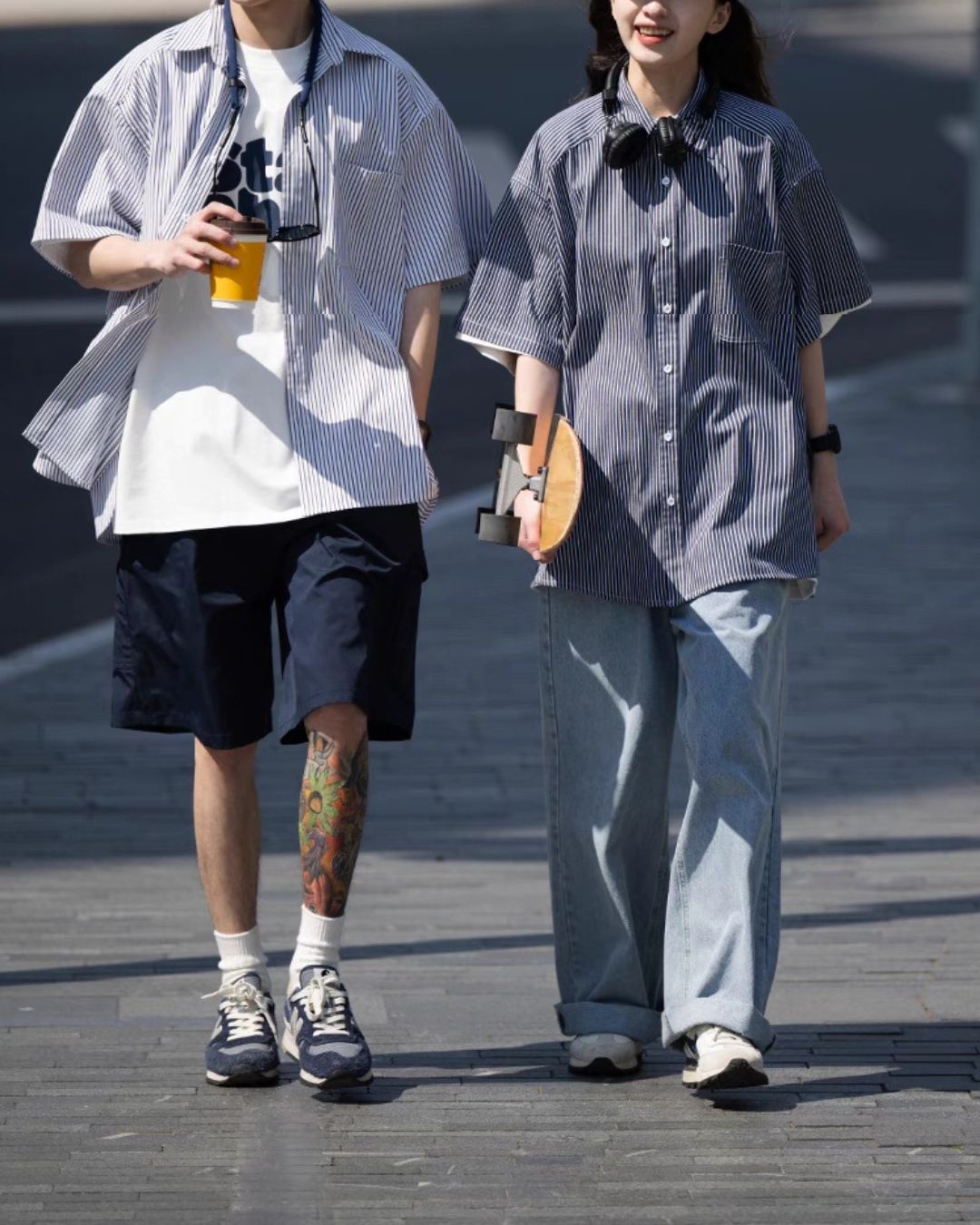 Relaxed Striped Shirt SS016