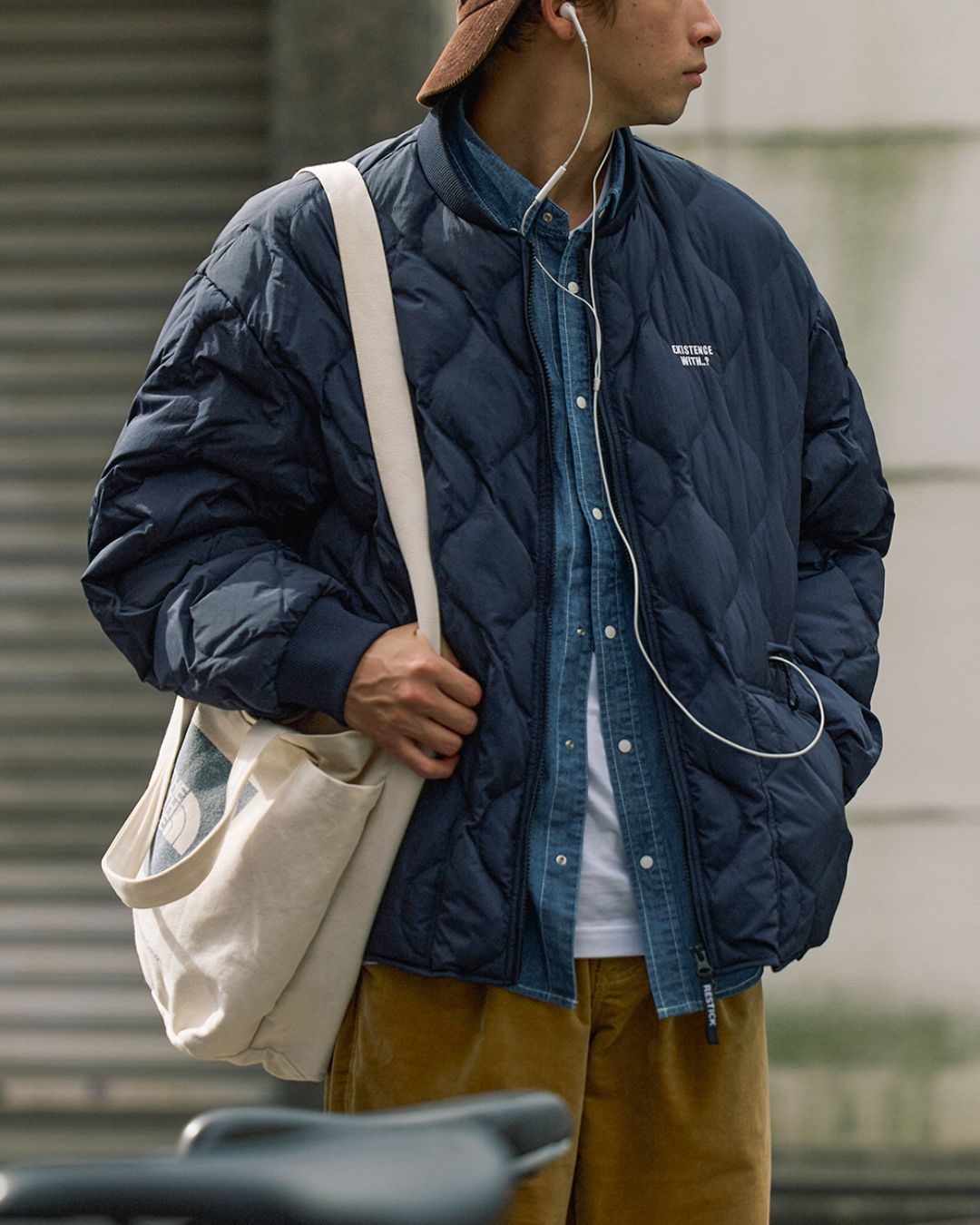 【一週間以内に発送】Quilted Down Jacket JK199