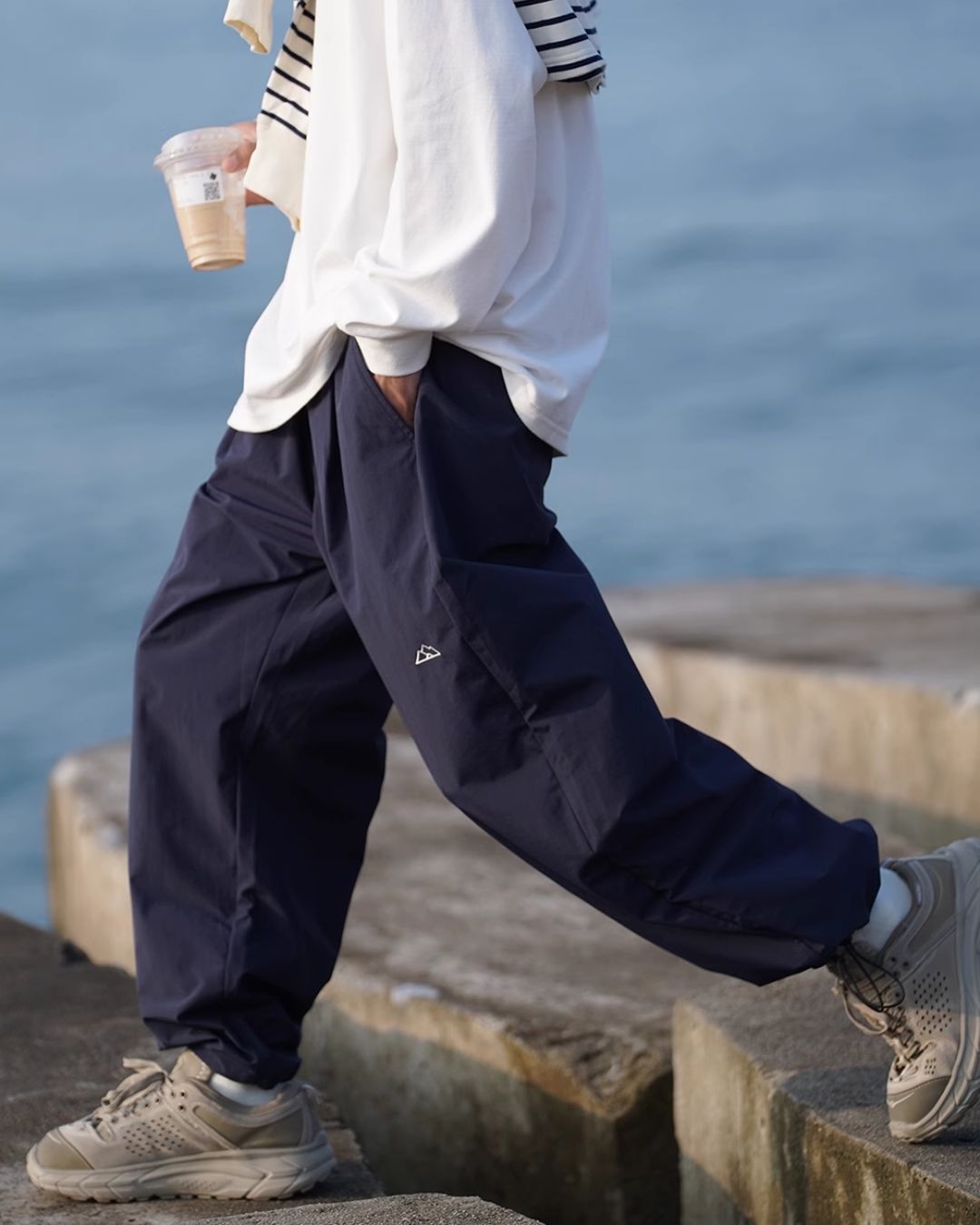 Drawstring Straight Pants TP014