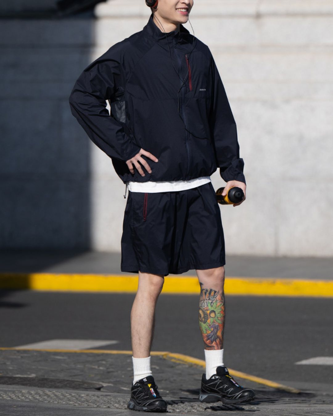 【予約販売】Nylon Zip Pocket Shorts SP069