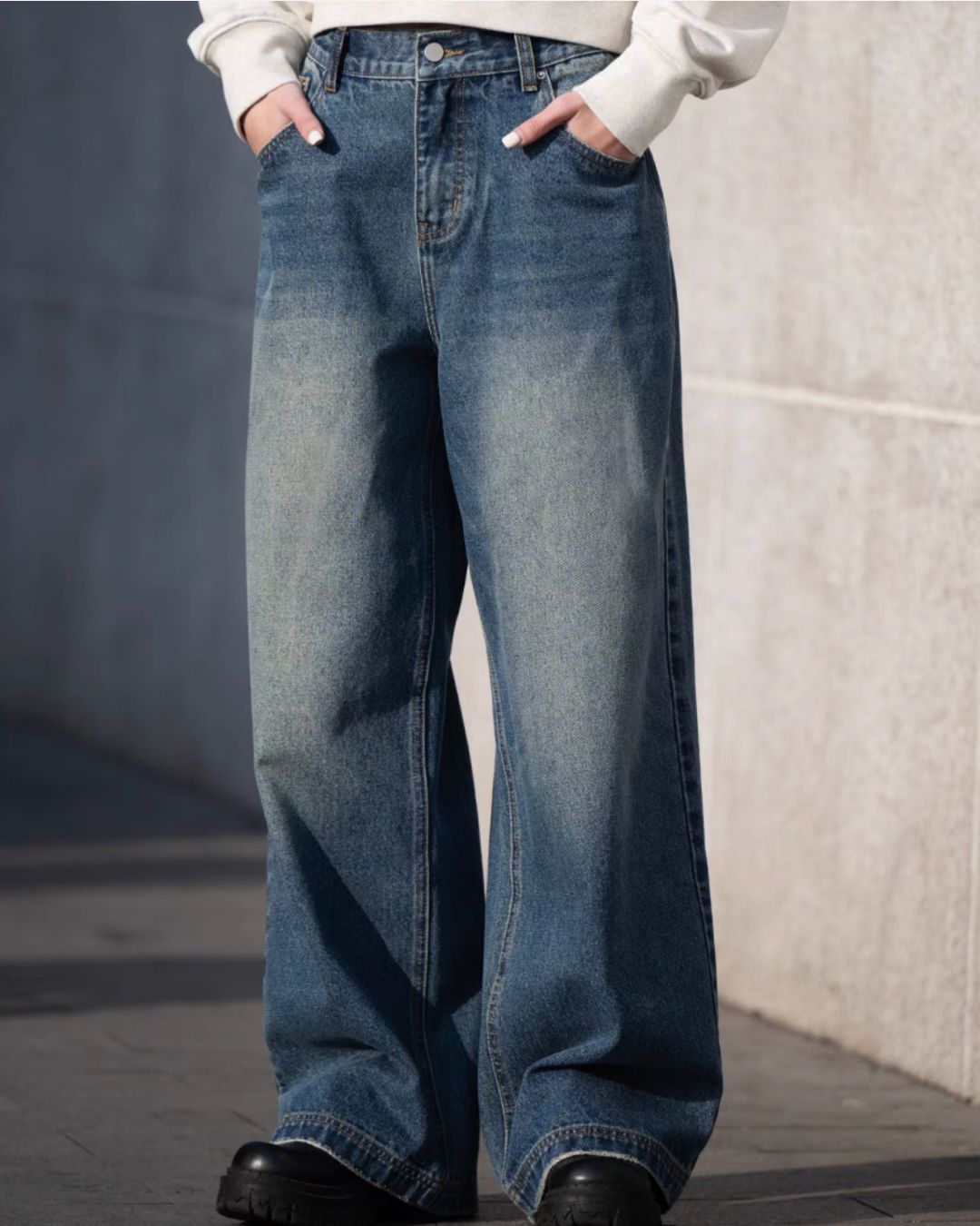 Heavy Washed Jeans DP029