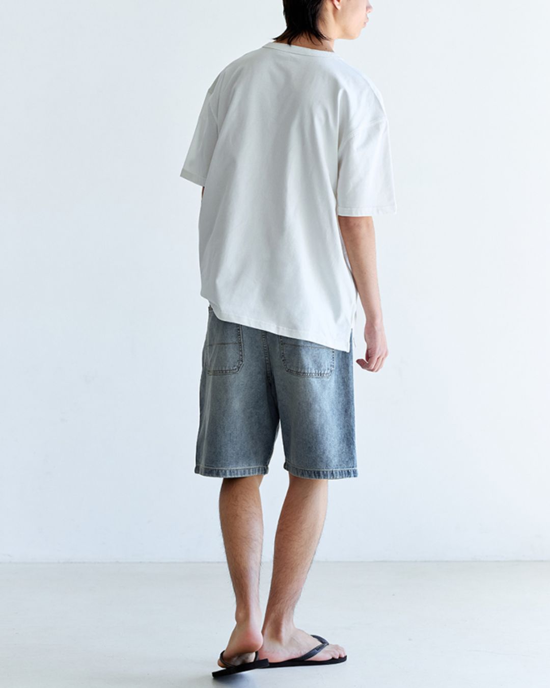 Basic Henley Collar T-shirt ST162