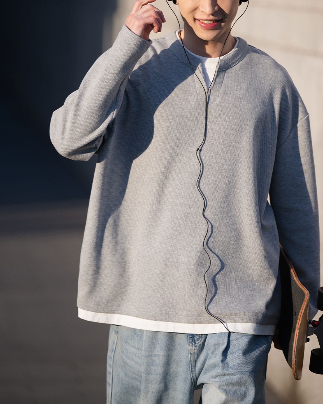 Waffle Layered T-shirt LT064