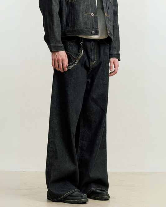 Casual Wide Straight Jeans DP054