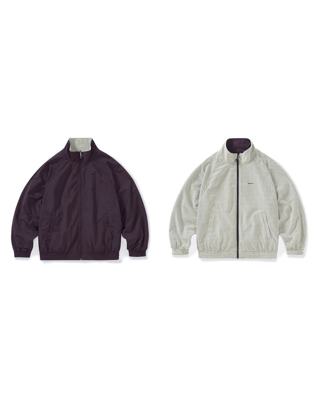 Reversible Stand Collar Jacket JK257
