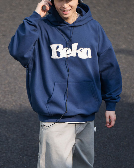 Embroidered Patch Hoodie HD062