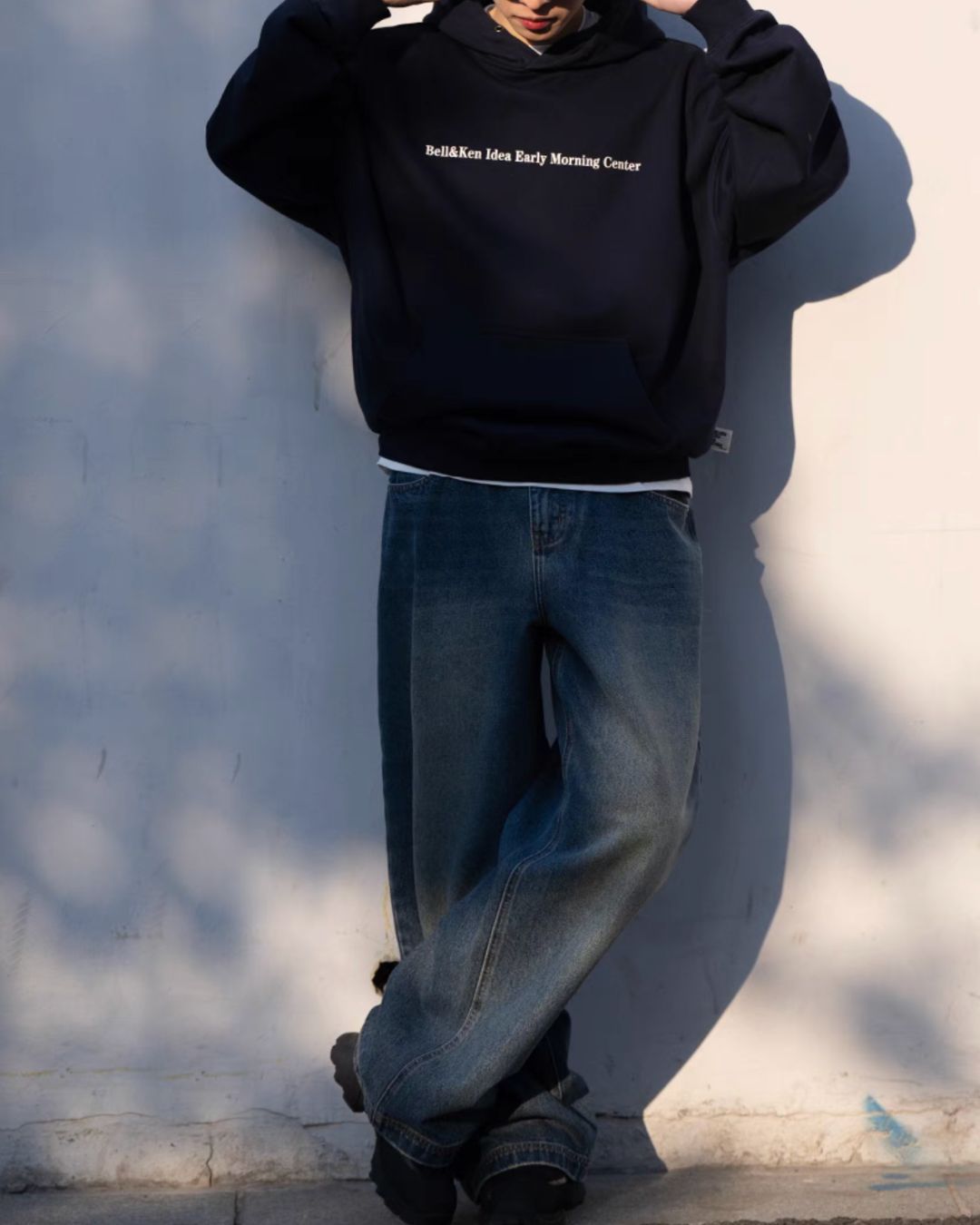 Letter Print Simple Hoodie HD049