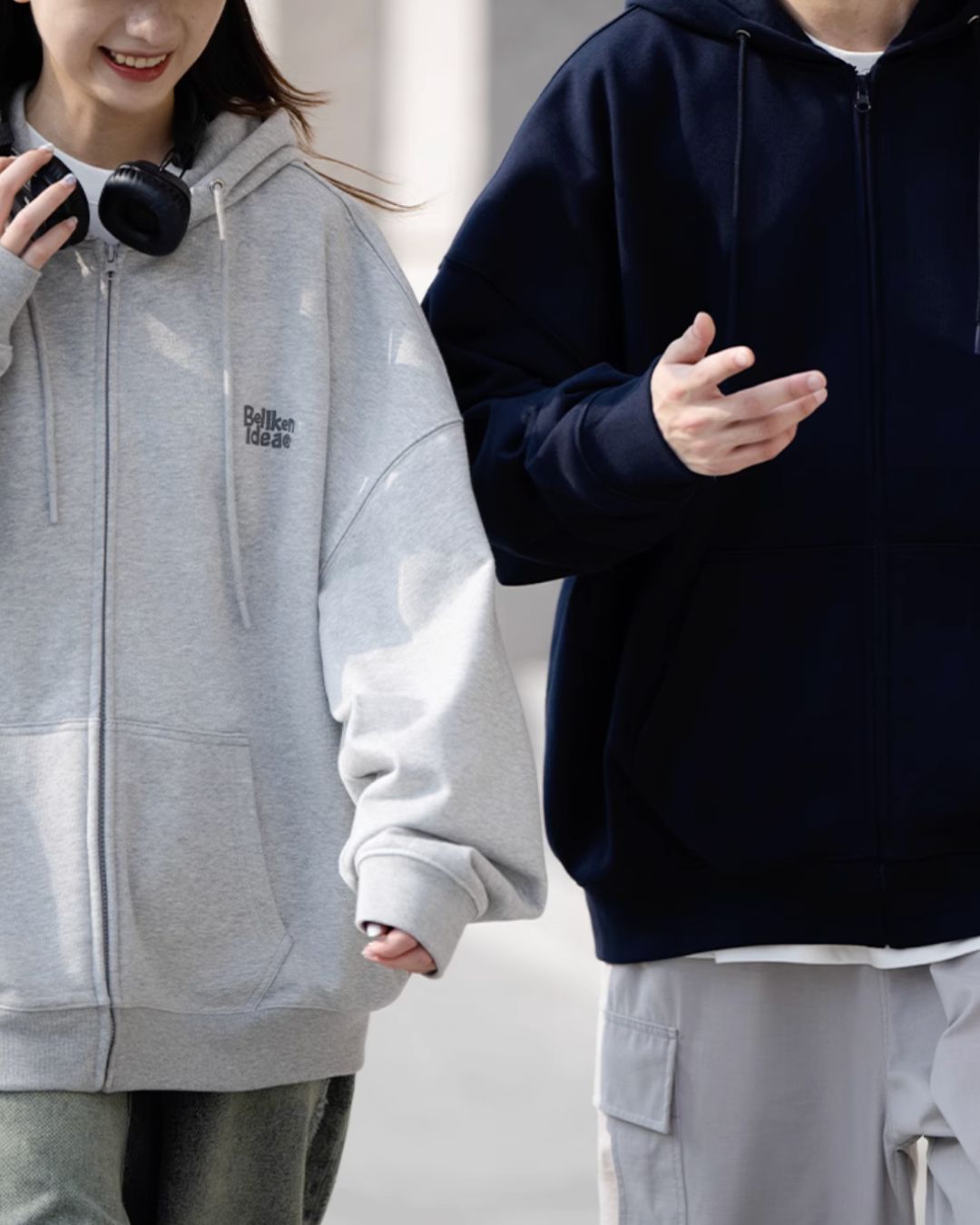 Full Zip-up Hoodie HD034