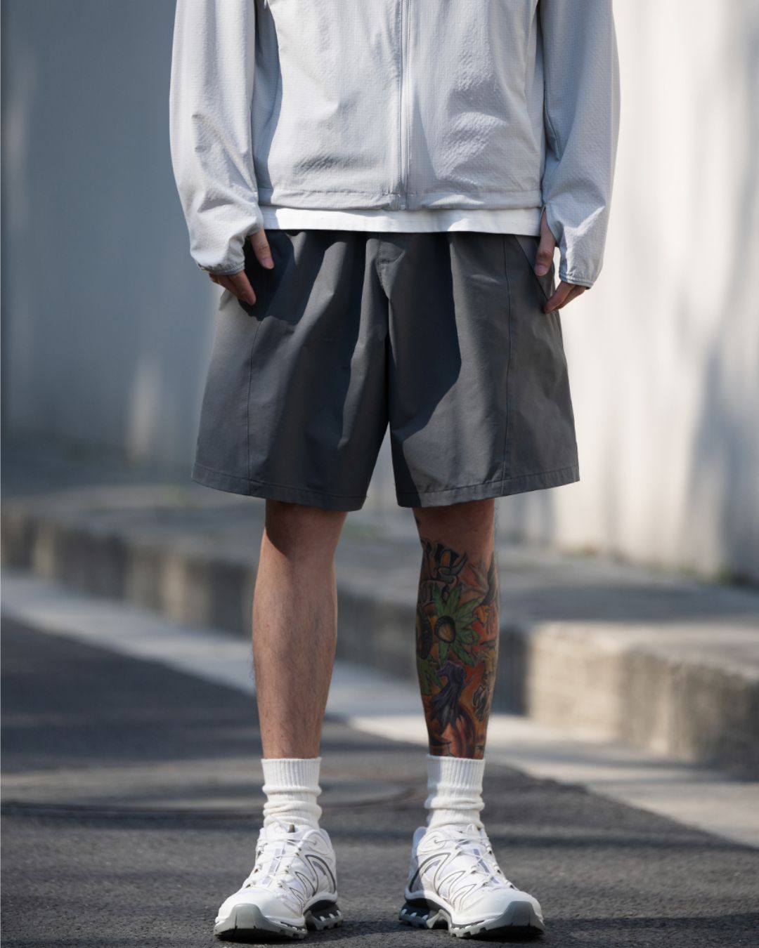 Contrast Color Active Shorts SP065