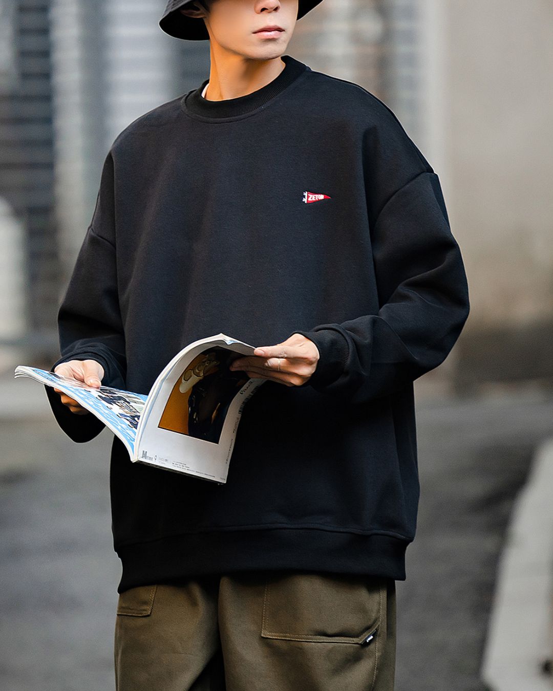 【10日以内お届け】Back Print Sweat SW029