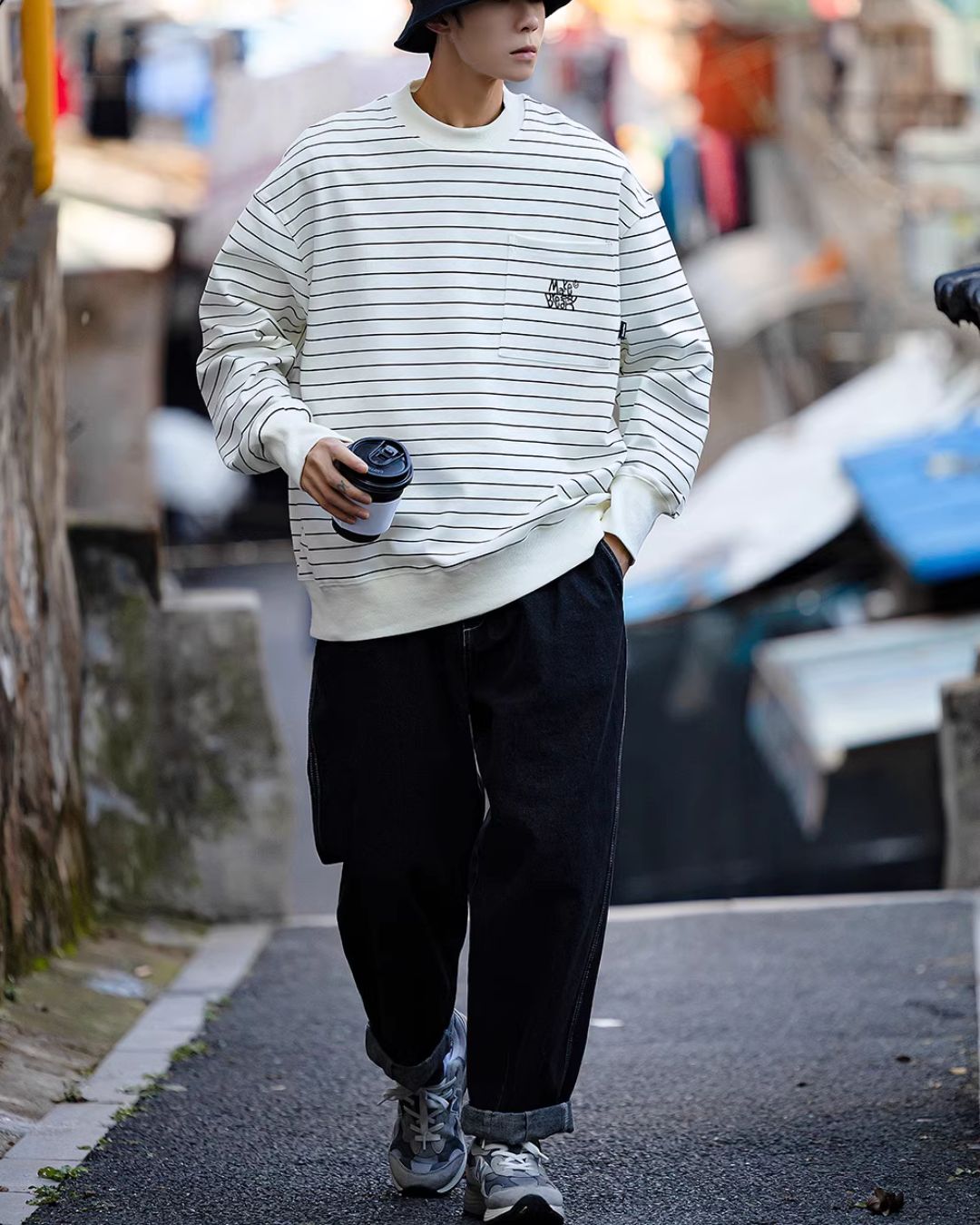 Border Pocket Sweat SW068