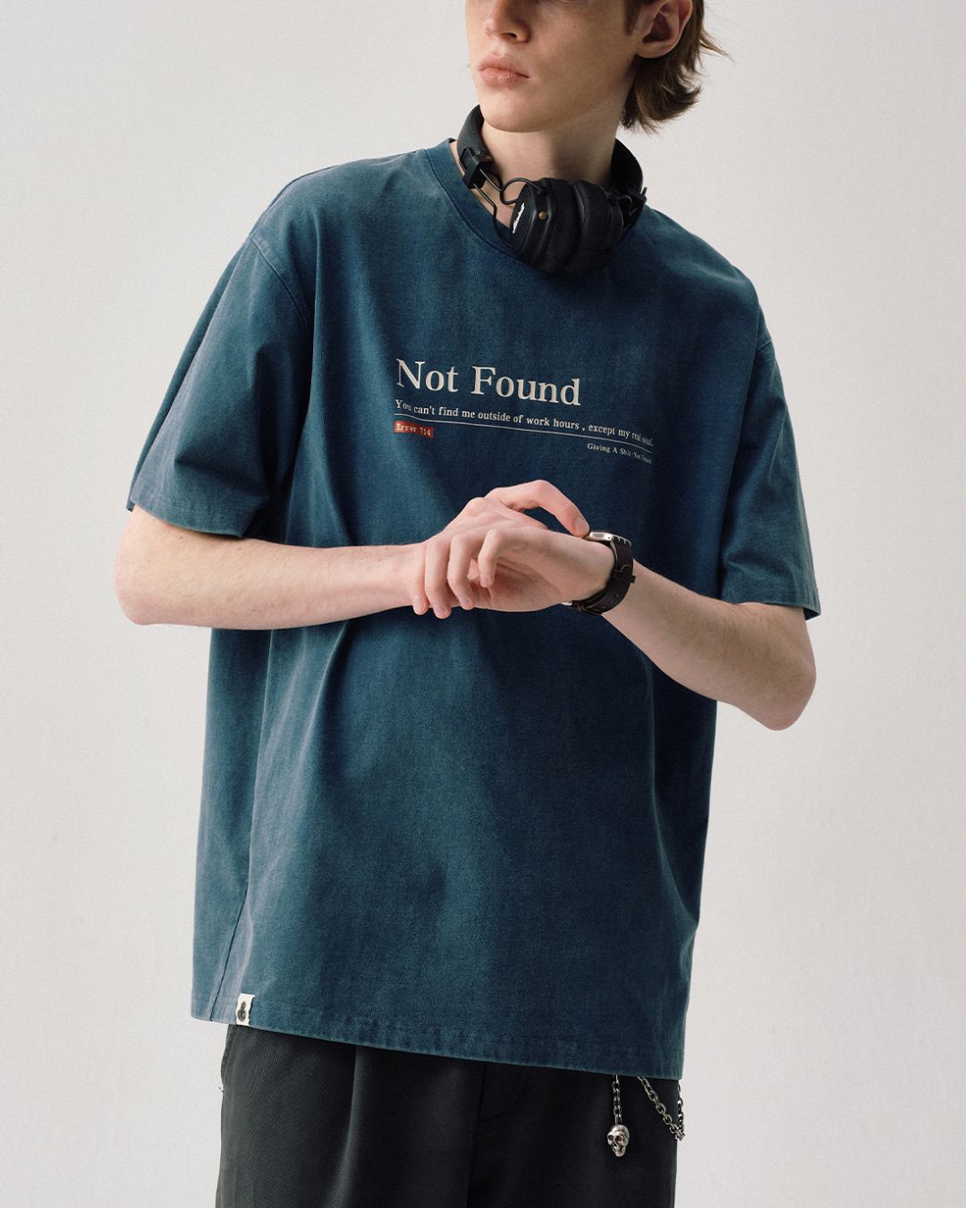 Washed Print T-shirt ST152