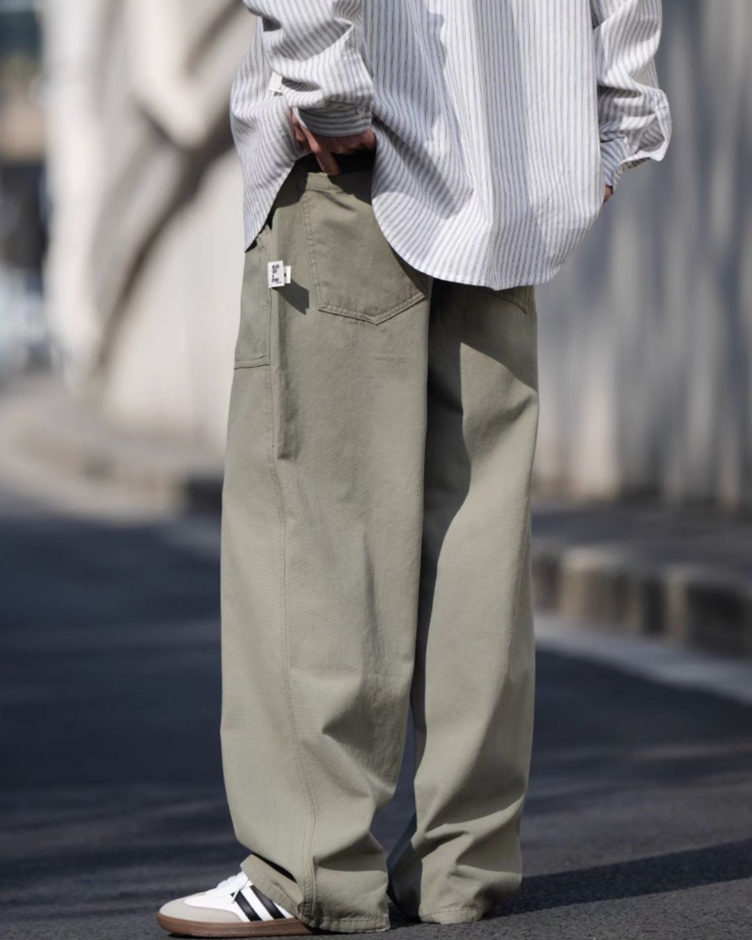 【10日以内お届け】Straight Cotton Work Pants WP060