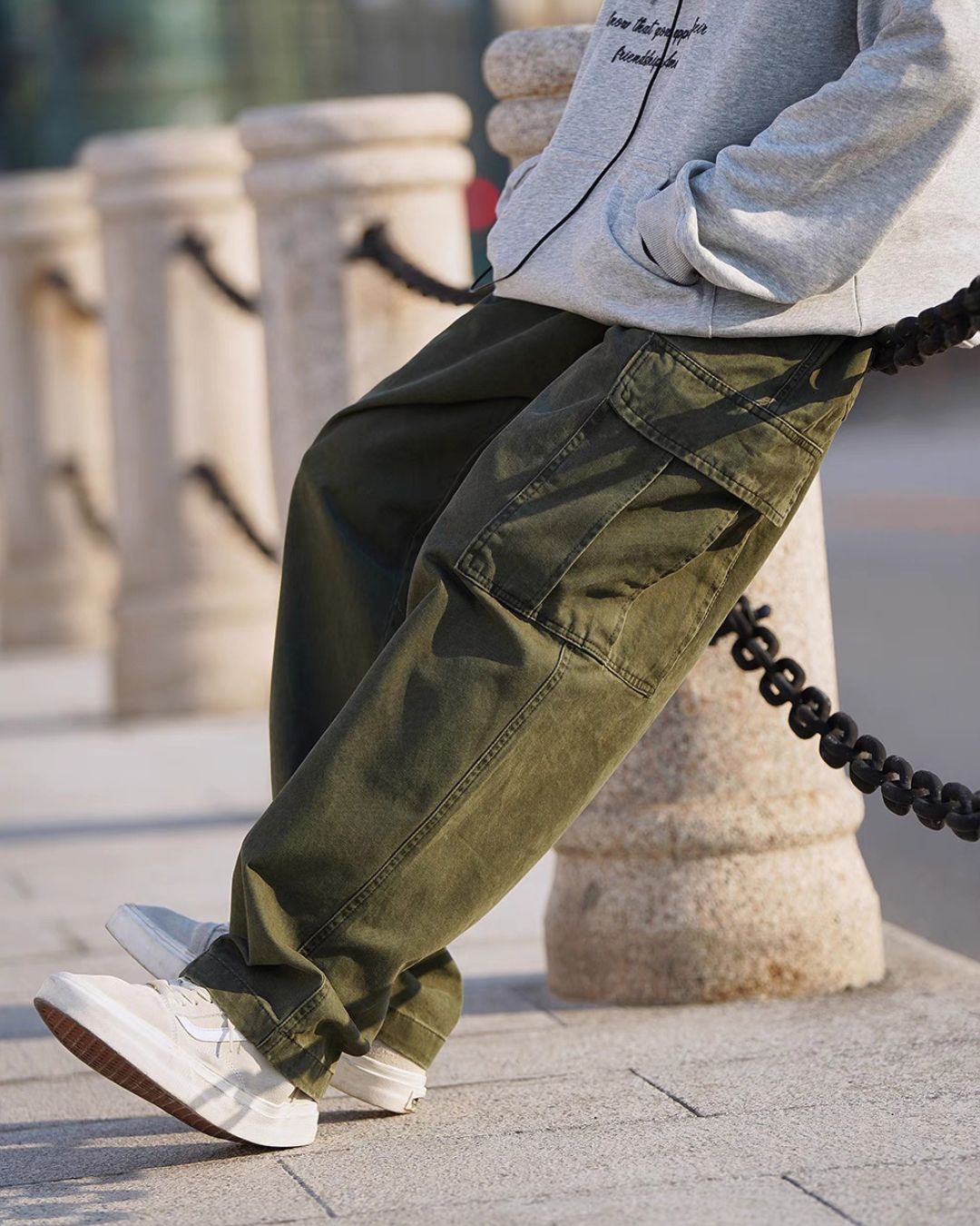 【10日以内お届け】Straight Cargo Pants CP026
