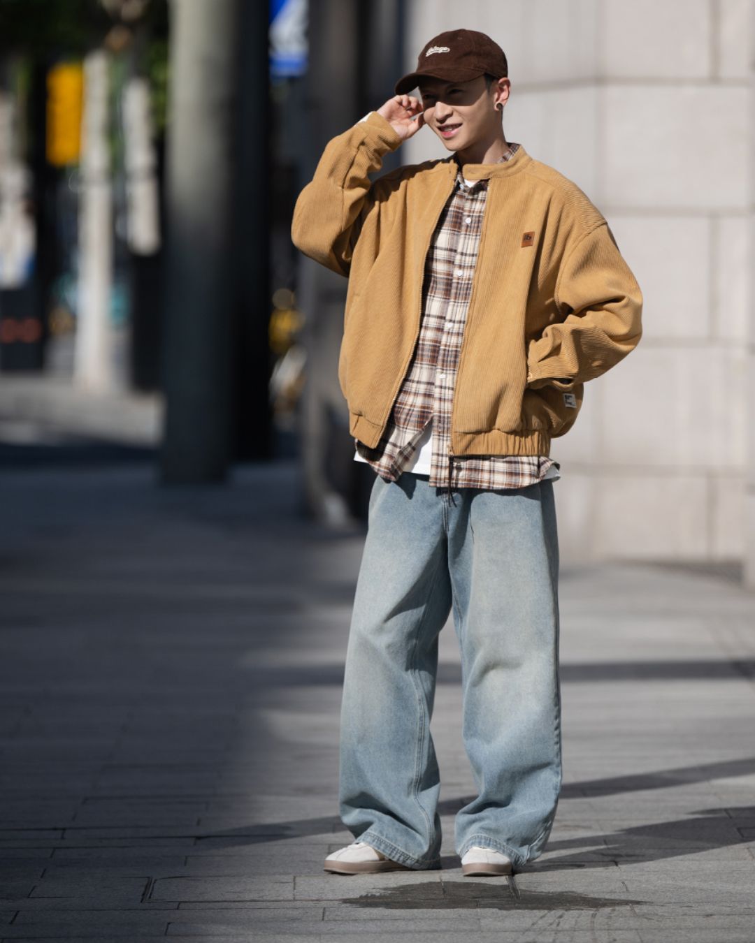 Corduroy Collar Jacket JK176