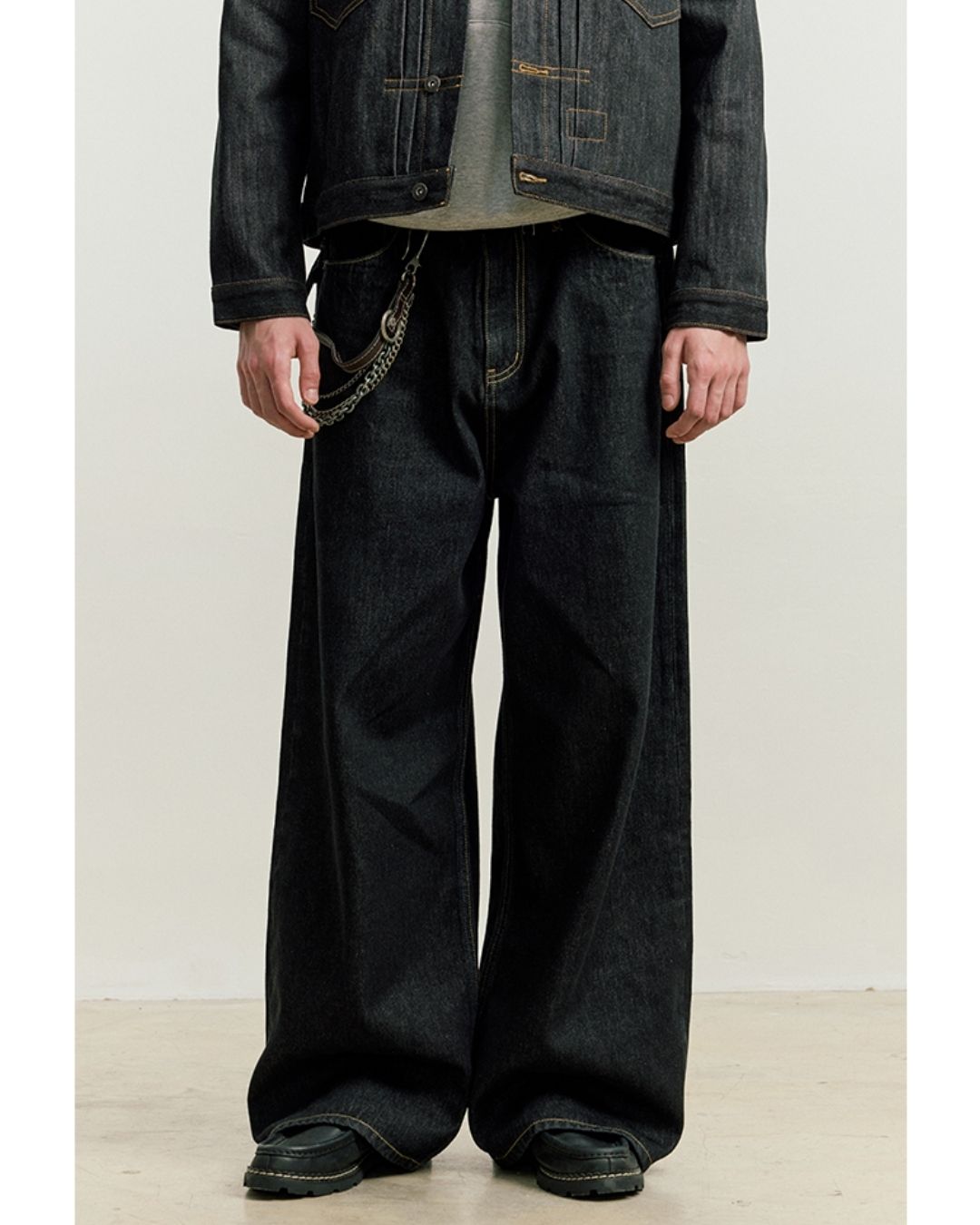 Casual Wide Straight Jeans DP054