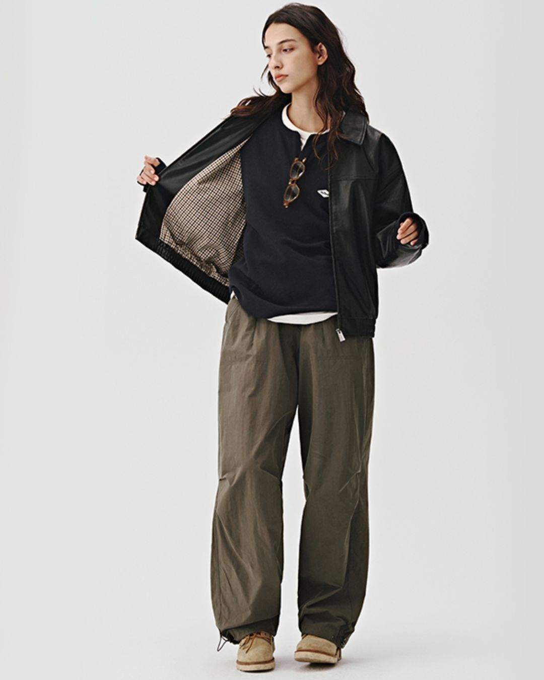 Basic Leather Jacket JK170