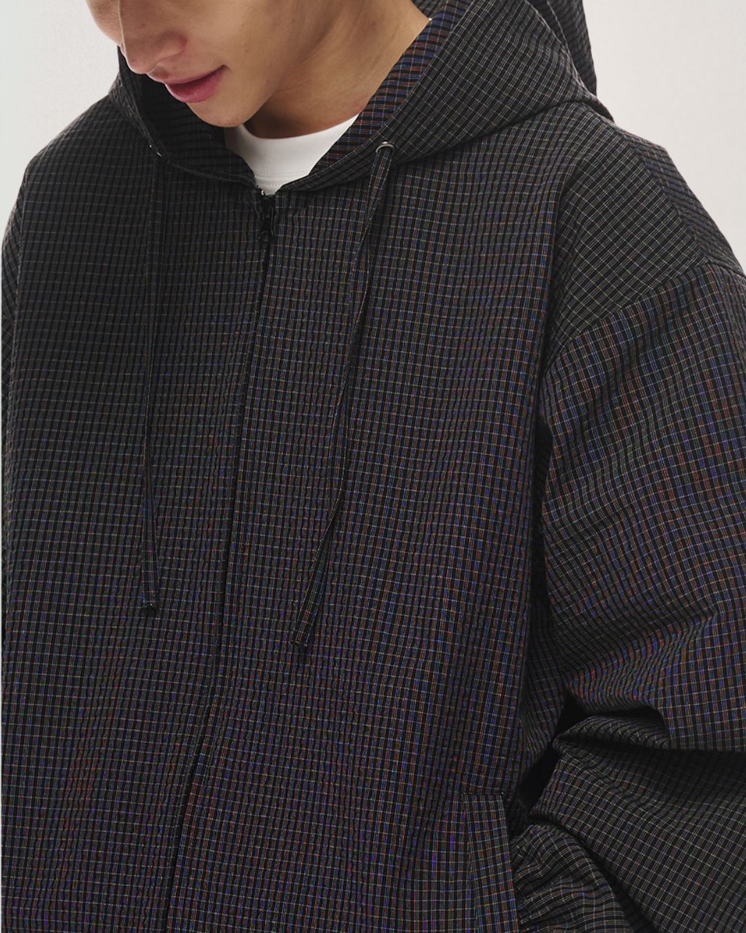 Check Full Zip Hoodie HD072