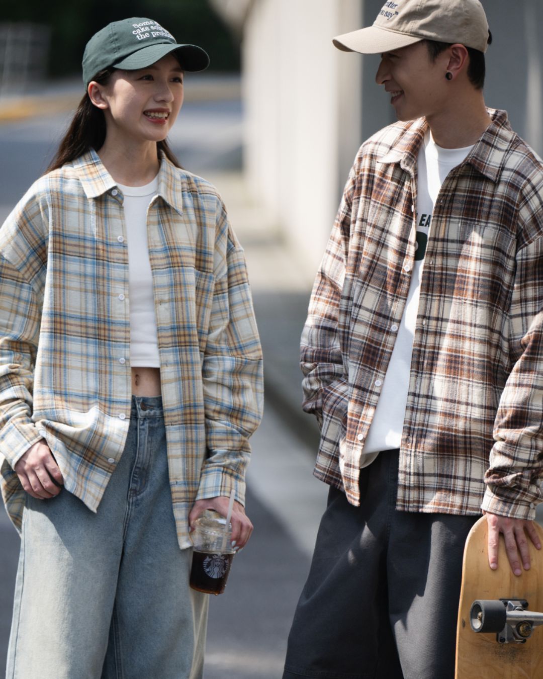 Retro Mood Check Shirt LS081