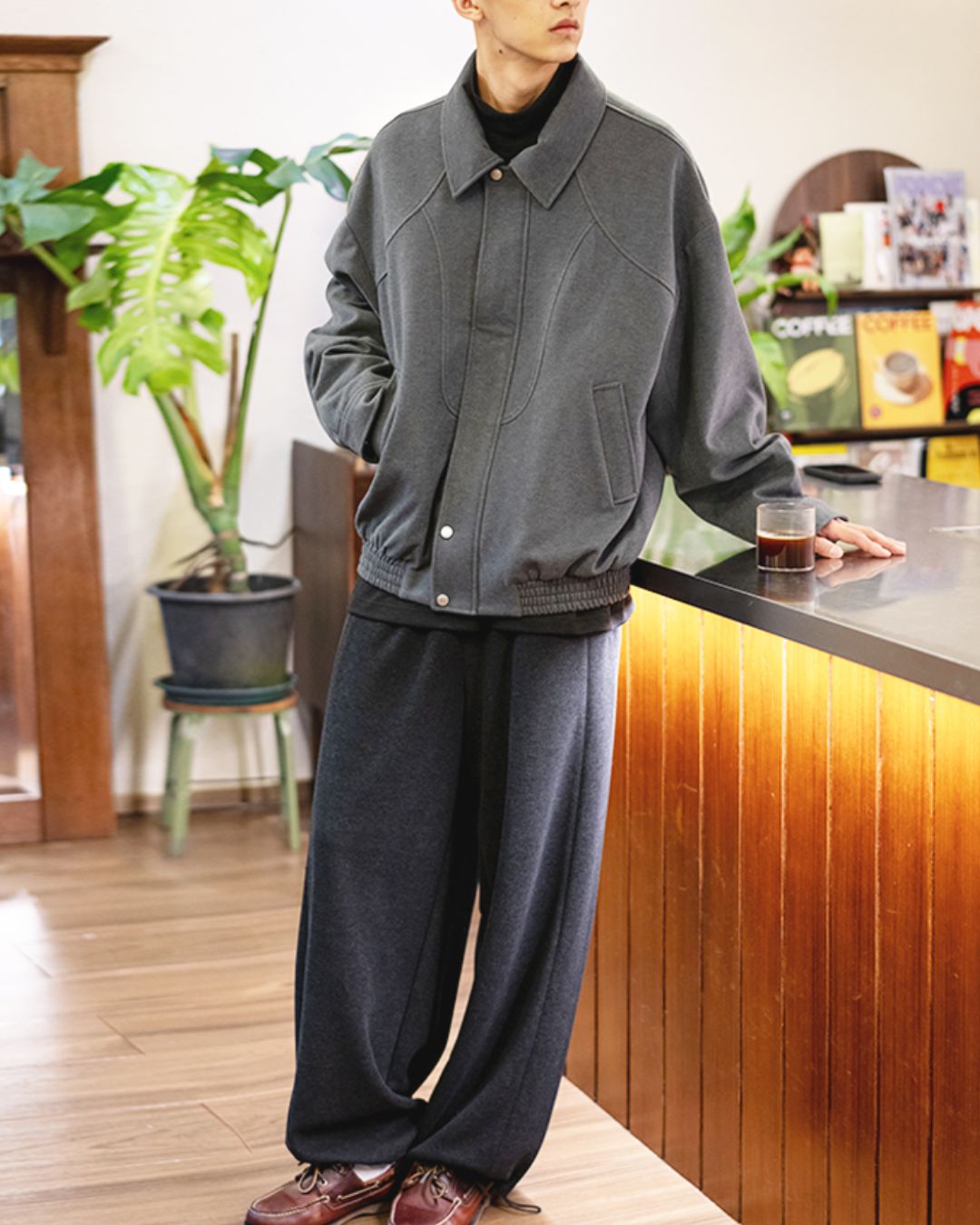 Retro Collared Jacket JK227