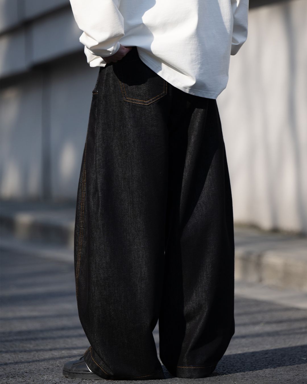 Wide Scimitar Denim Pants DP050