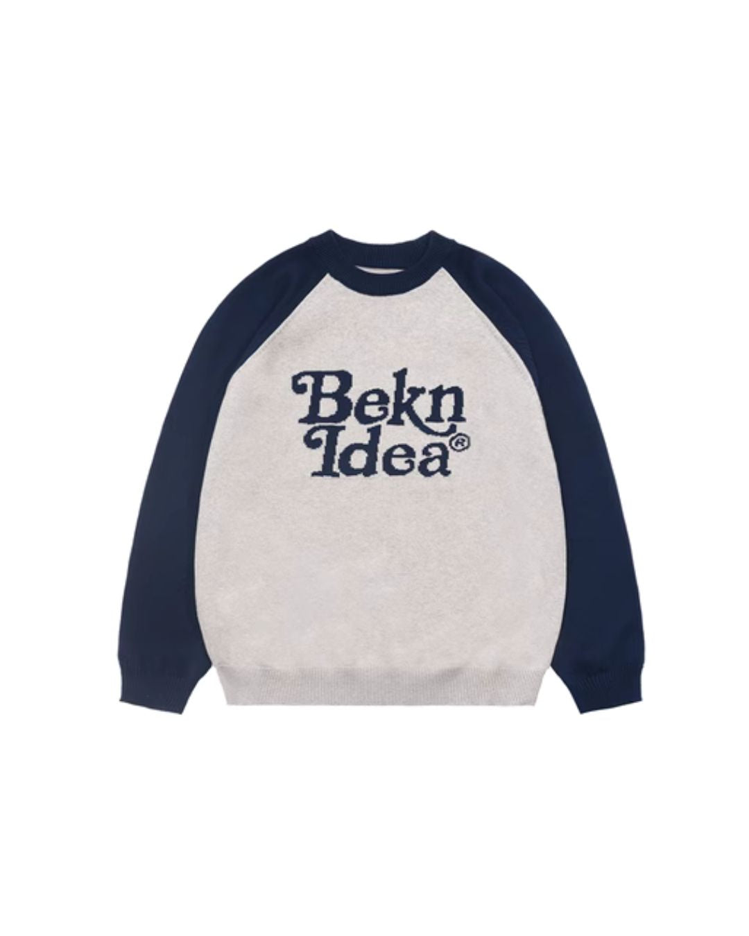 Raglan Sleeve Logo Sweater KN025